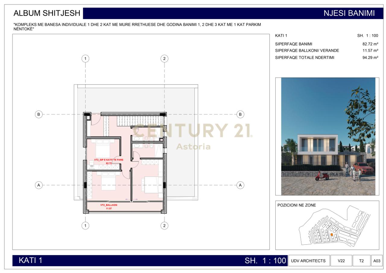 Villa moderna con un terreno di 464 m² e 2 posti auto nella residenza Farka Lake Front.