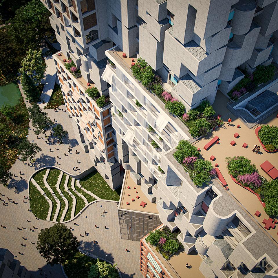 Apartment 1+1 for sale in "Hora Vertikale Residence", Muhamet Gjollesha Street – Tirana