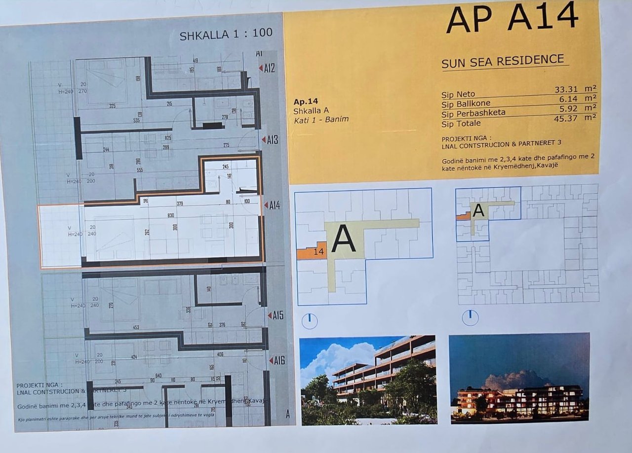 MONOLOCALE IN VENDITA NELLA RESIDENZA PIÙ NUOVA DI GOLEM, SUN SEA RESIDENCE!! POSSIBILITÀ DI PAGAMENTO A RATE!!