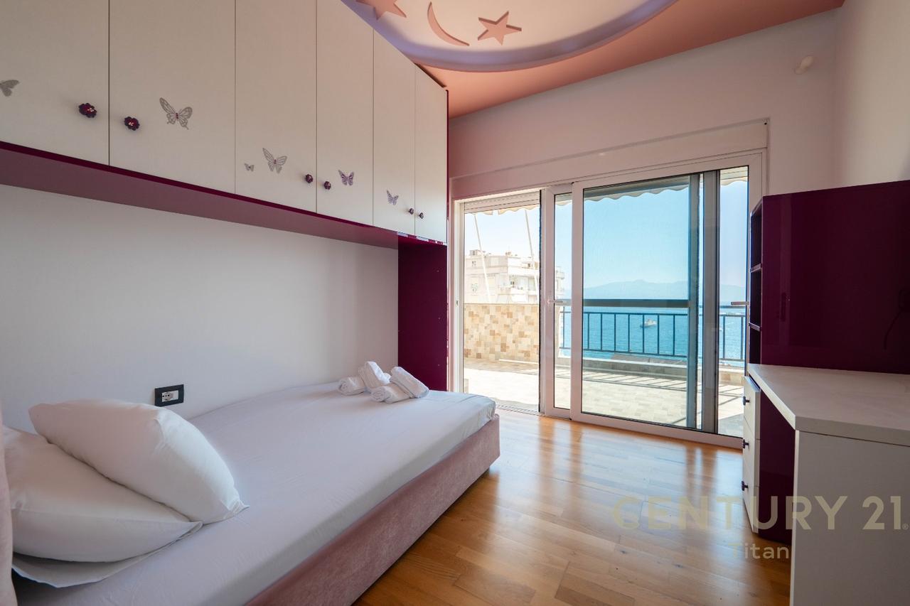 FOR SALE 3+1+2 APARTMENT WITH SEA VIEW IN THE CENTER OF SARANDA!