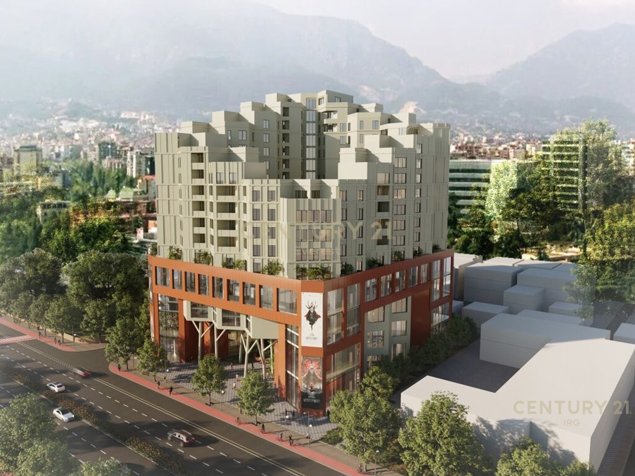 Appartamento 1+1, Edificio Colonnato Tirana