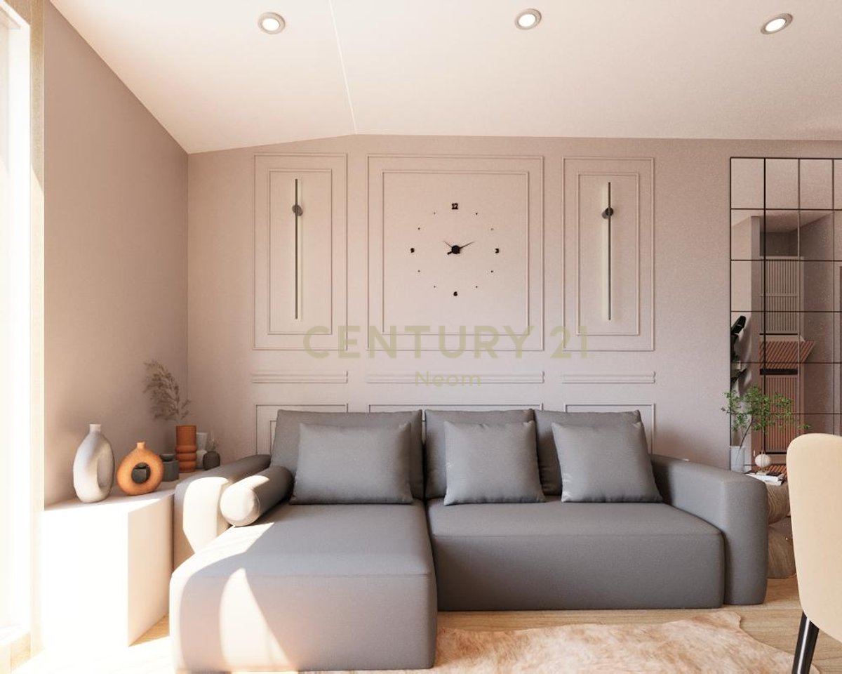Jepet me Qira apartament 1+1, Mobilim modern – Ish-Blloku,