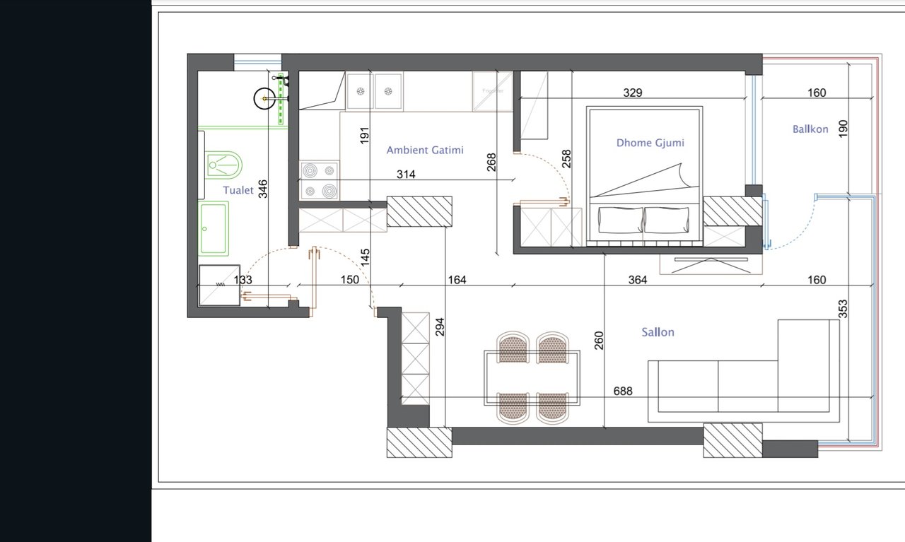 1+1 Apartment for Sale Astir