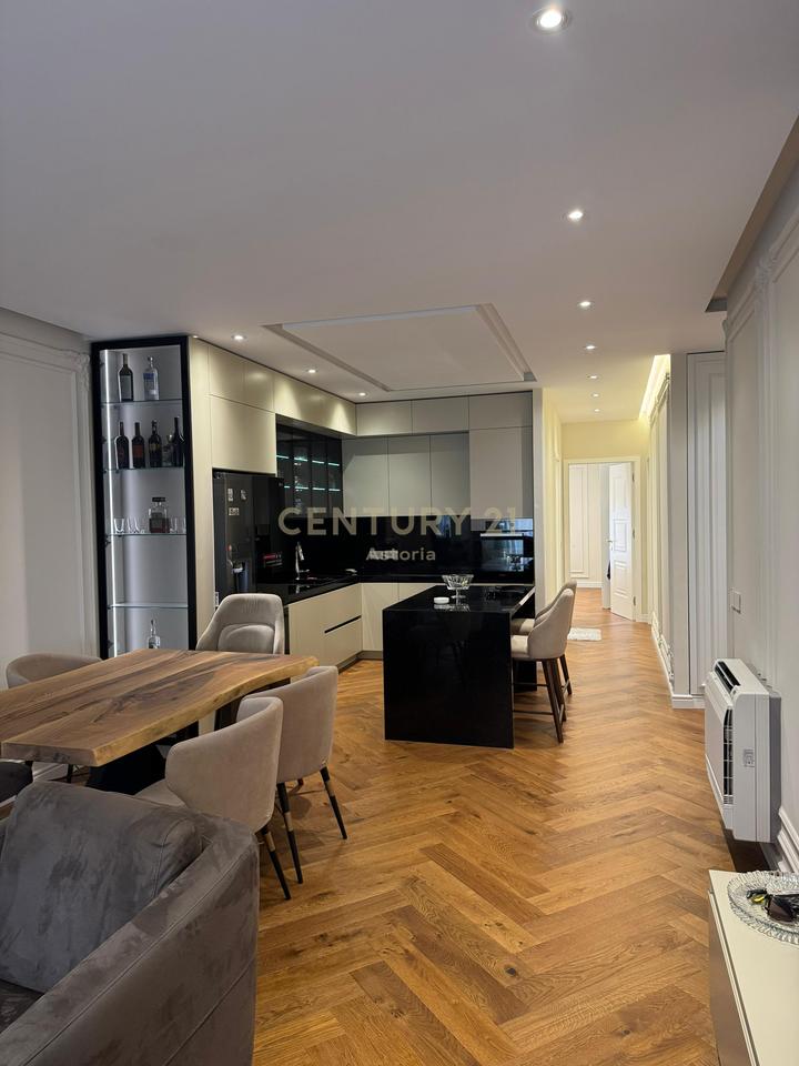 Premium apartment for rent 2+1+2+2 balconies with parking space at Olympic Residence Tirana