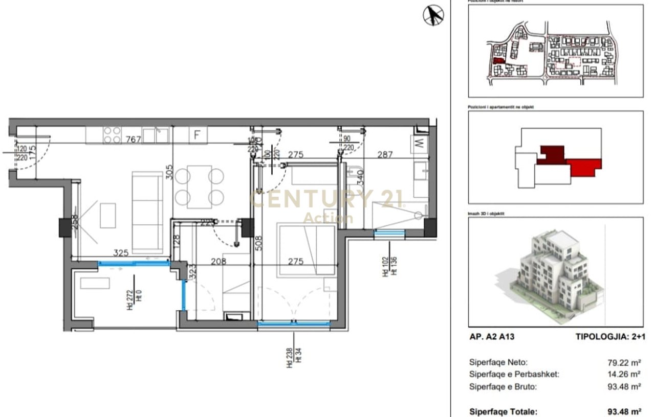 APPARTAMENTO SHESIM 2+1, COMPLESSO VILLAGE SQUARE - DHERMI!