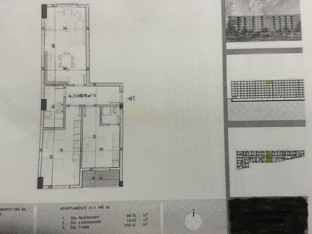 Shitet apartament 2+1 ne Paskuqan
