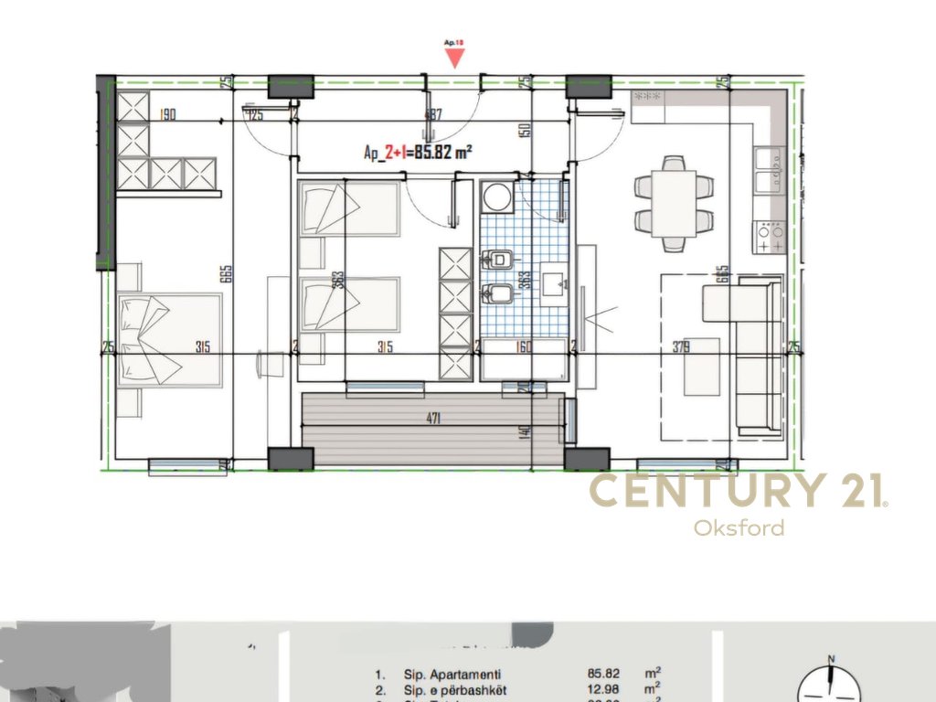 2+1 Apartment for Sale in Paskuqan!