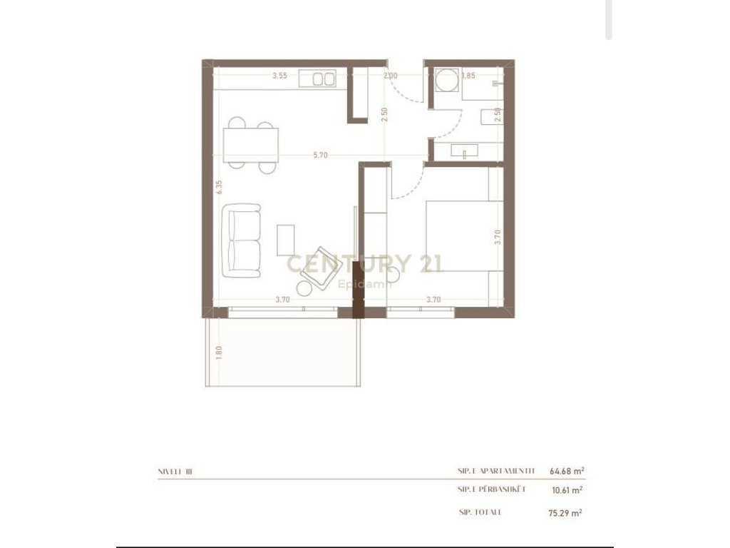 Apartament 1+1+ për Shitje tek residenca ''HERA ''! 
Mundesi pagese me keste !
