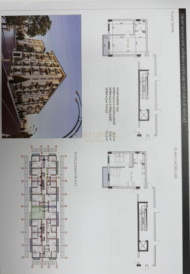 1+1 Apartment for sale in the newest building in Golem! - Payment in installments.