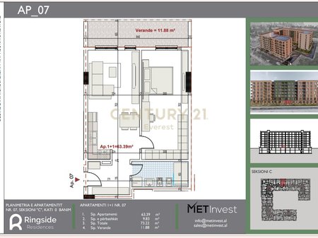 PASKUQAN, SHESIM APARTAMENT 1+1