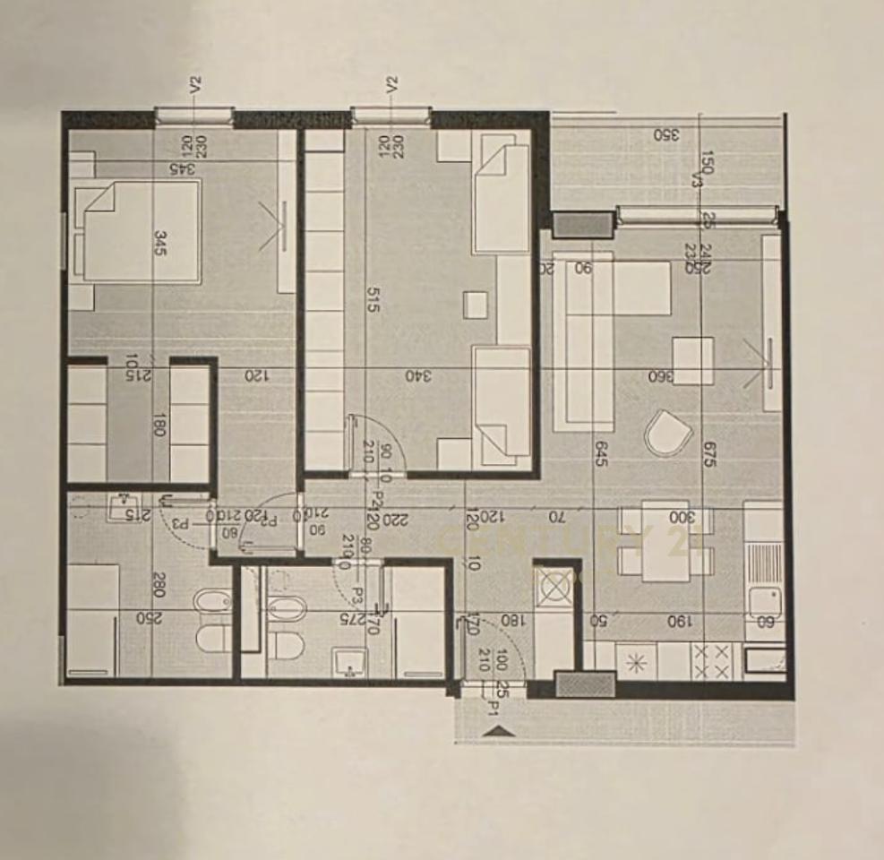 Shesim Apartament 2+1+2 te kompleksi Zirkon