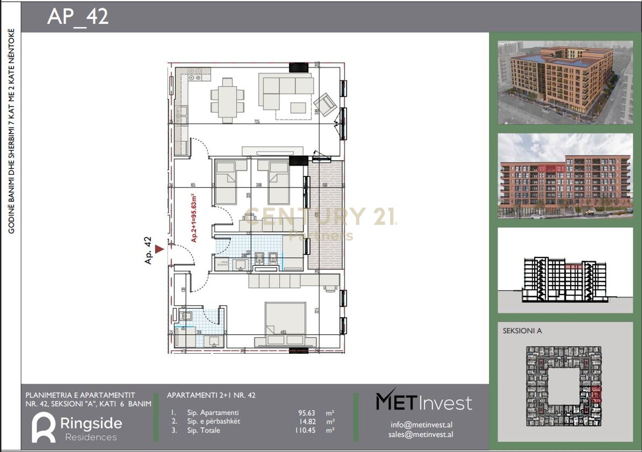 IN VENDITA 2+1 IN RINGSIDE RESIDENCE!