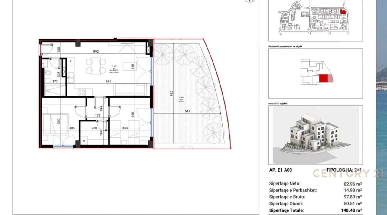 Appartamento 2+1 con cortile a Drimadhes – Piazza del Villaggio!