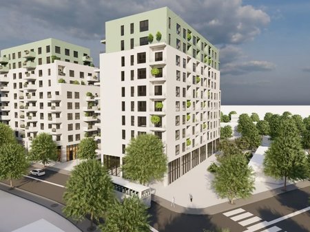Shitet Apartament 1+1 tek kompleksi Viva te Rr. Kavajes