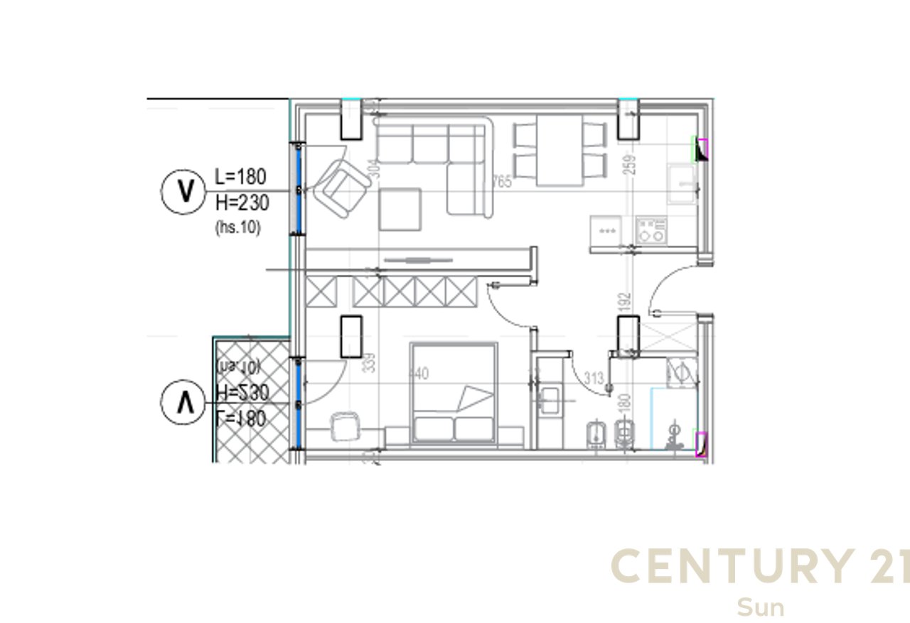 1+1 APARTMENT FOR SALE AT KODRA E DIELLIT 2!