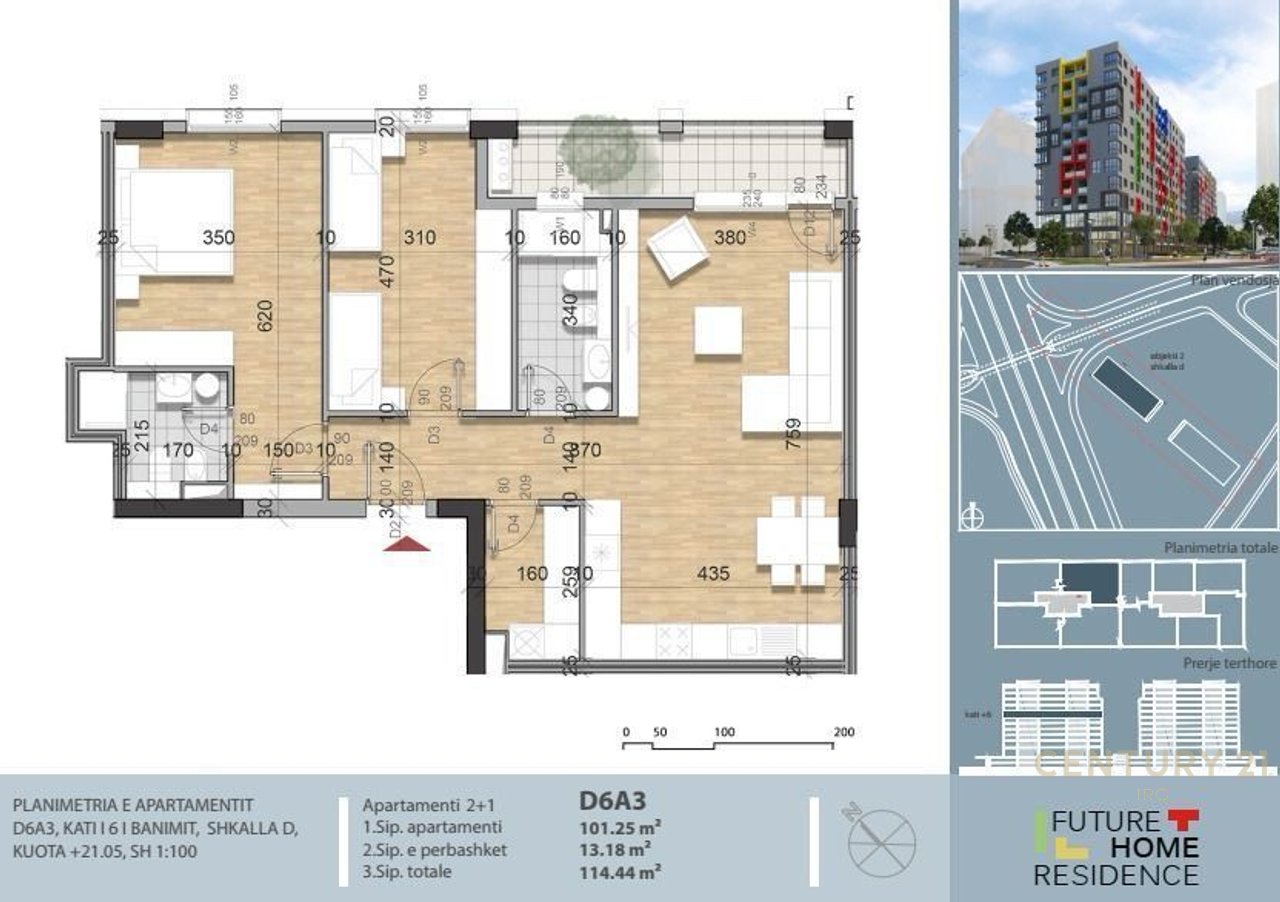 For sale – 2+1+2 apartment fully furnished with details in “Future Home Residence”, Unaza e Re