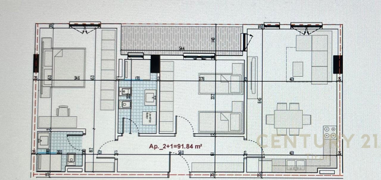 Apartment 2+1+2 for sale, in Ringside Residence, Paskuqan!