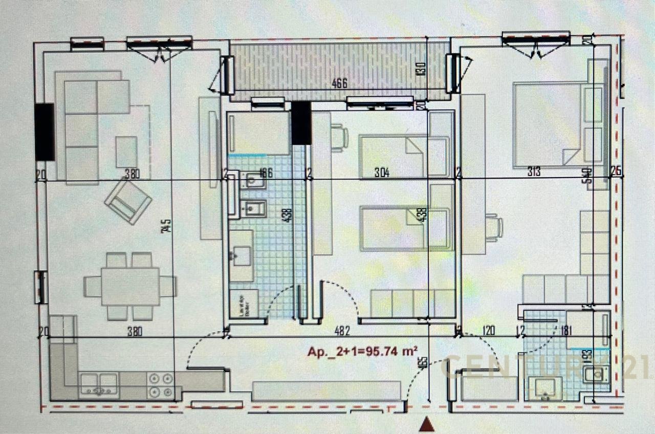Appartamento 2+1+2 in vendita, a Ringside Residence, Paskuqan!