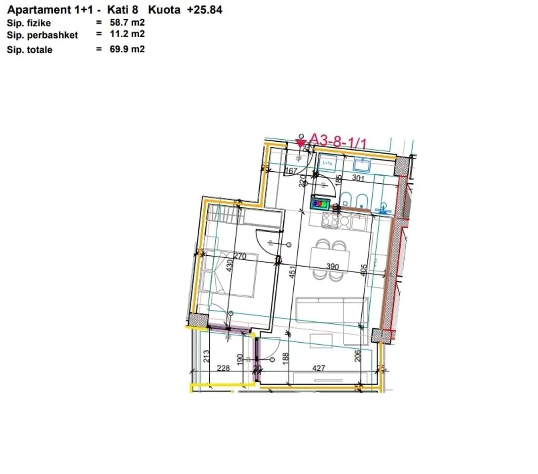 1+1 APARTMENT FOR SALE IN PASKUQAN IN ALUNA RESIDENCE!