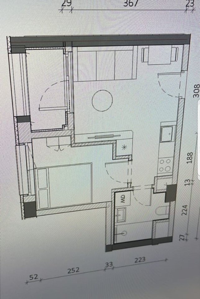 Apartament 1+1 Për Shitje në Ali Demi, Tiranë