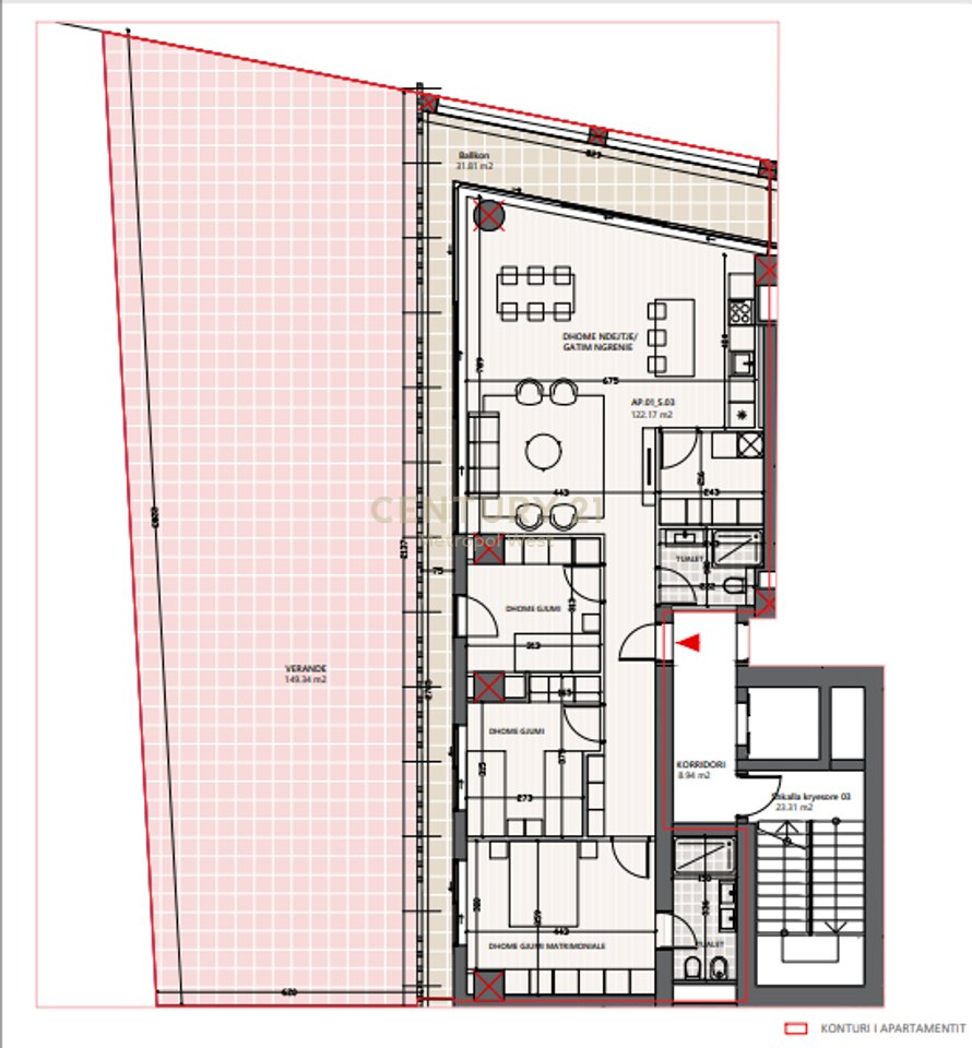 Apartament 3+2 Për Shitje në Lungomare, Vlorë - 768,000€ | 322.98 m²