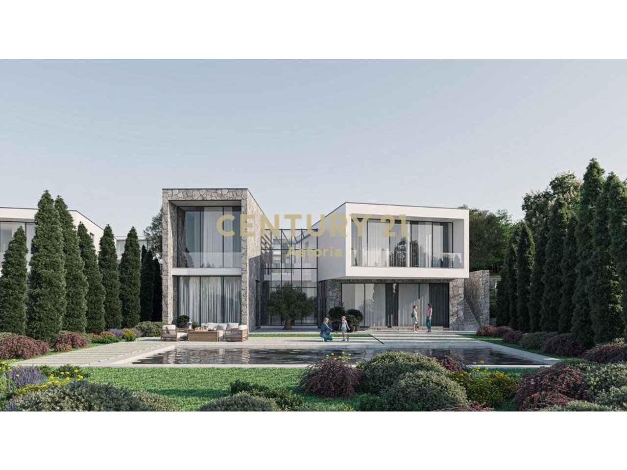 1+1 apartment with balcony and lake view in the Farka Lake Front residence.