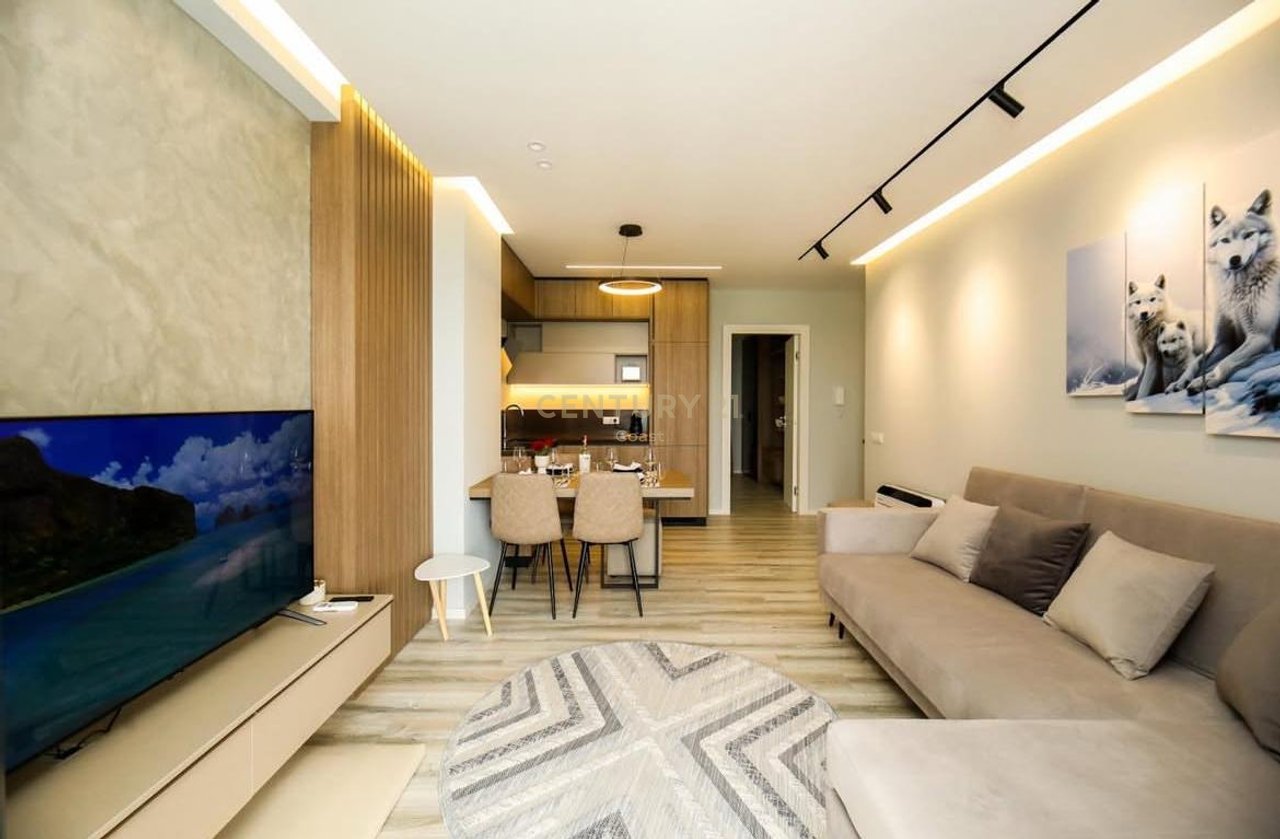 “Apartament 1+1 për qira  me Pamje Deti në Rezidencë Elitare”