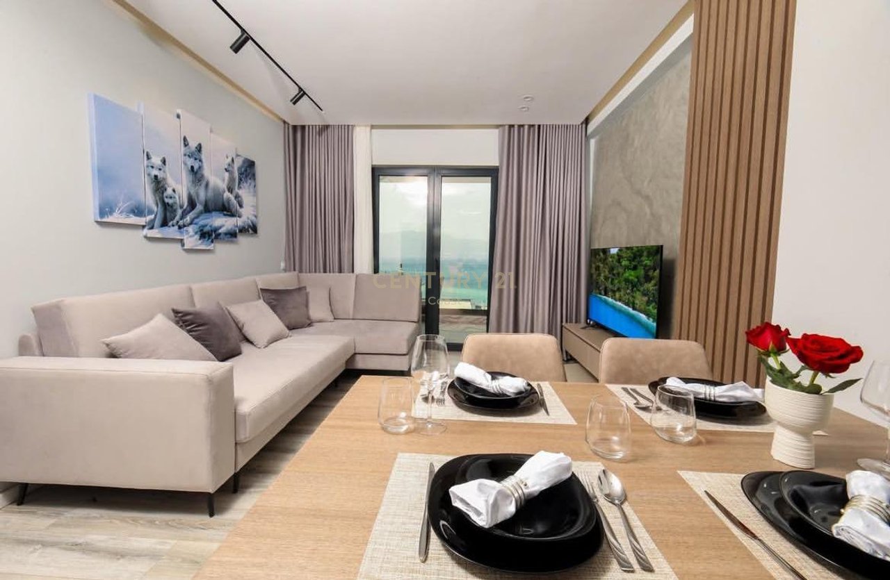 “Apartament 1+1 për qira  me Pamje Deti në Rezidencë Elitare”