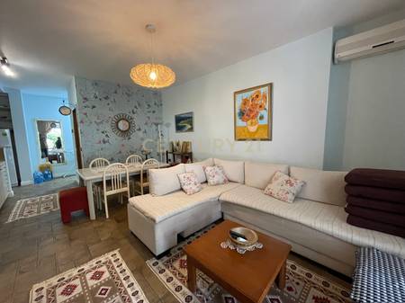 THE RESIDENCE "LAGUNA BLU", QERRET, APARTMENT FOR SALE COMFORTABLE 2+1+2 WITH YARD.