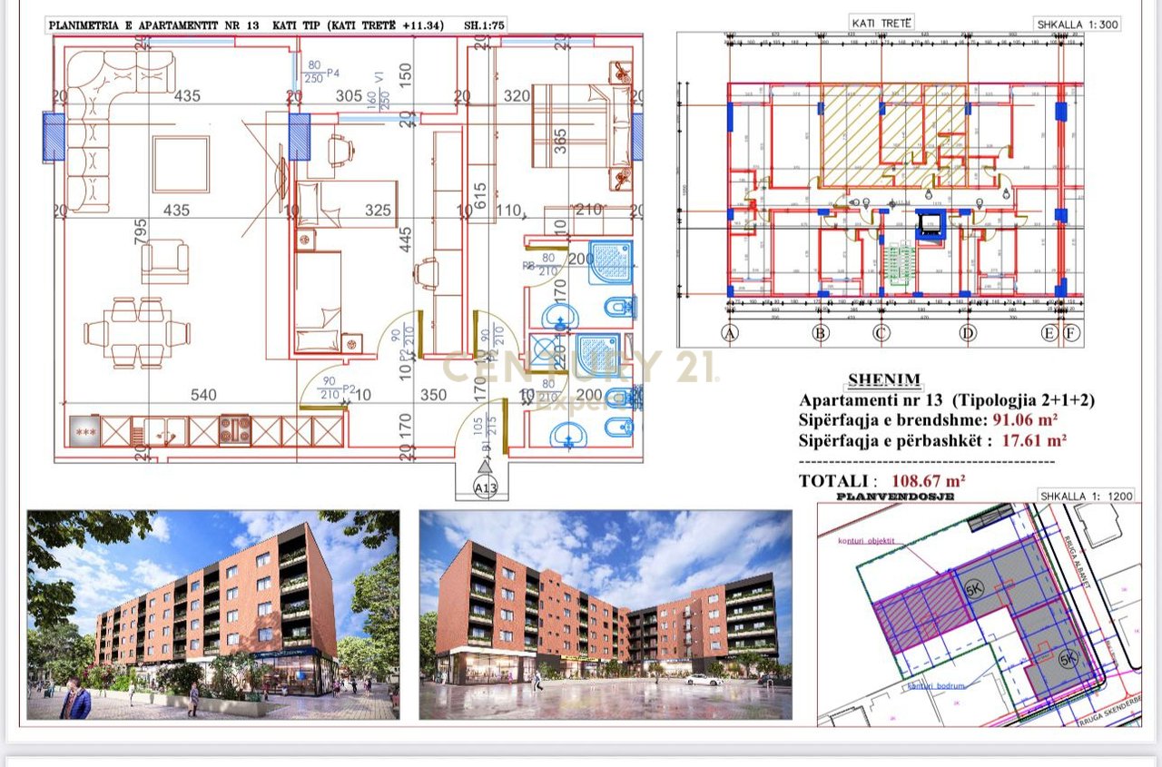 APARTMENT 2+1+2 FOR SALE IN KAMEZ