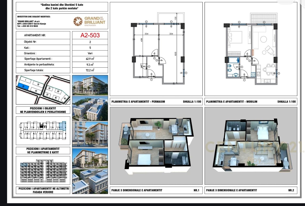 SHITET APARTAMENT 1+1 NE QERRET TEK RESIDENCA PALM PARADISE!