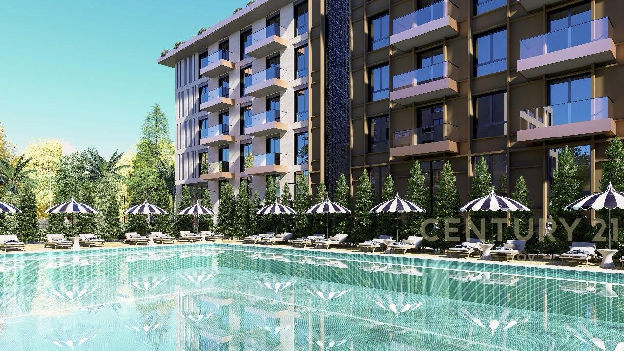 SHITET APARTAMENT 1+1 NE QERRET TEK RESIDENCA PALM PARADISE!