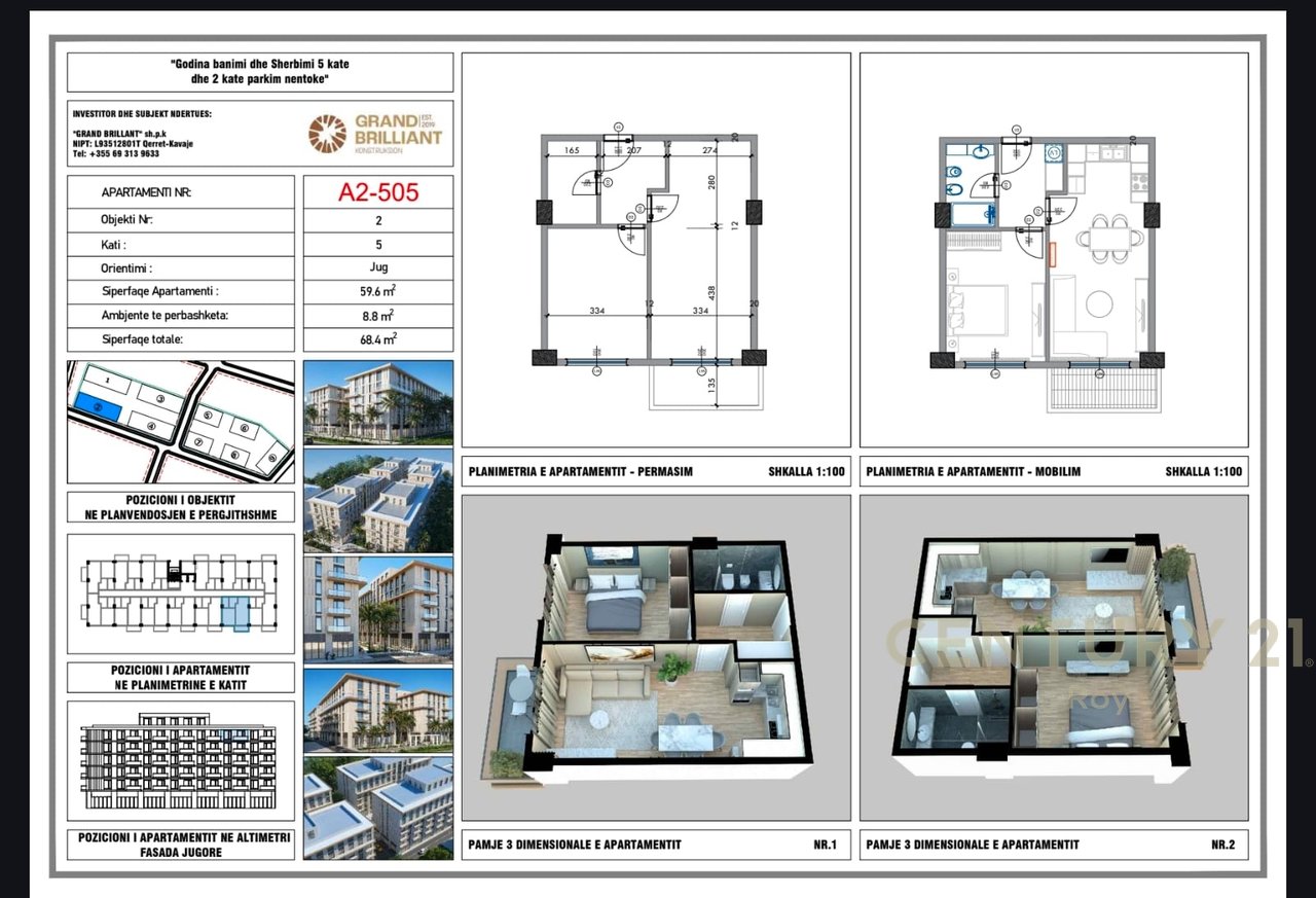 SHITET APARTAMENT 1+1 NE QERRET TEK RESIDENCA PALM PARADISE!