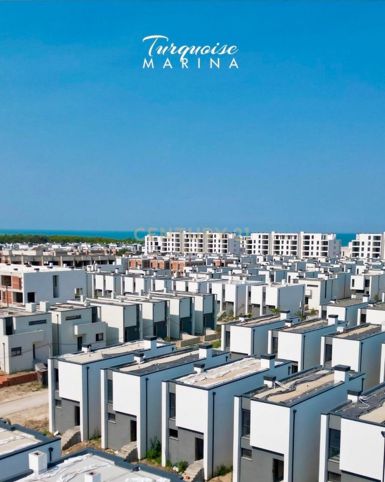 SHESIM APARTAMENT 1+1 ME OBORR TEK TURQUOISE MARINA, GJIRI I LALEZIT