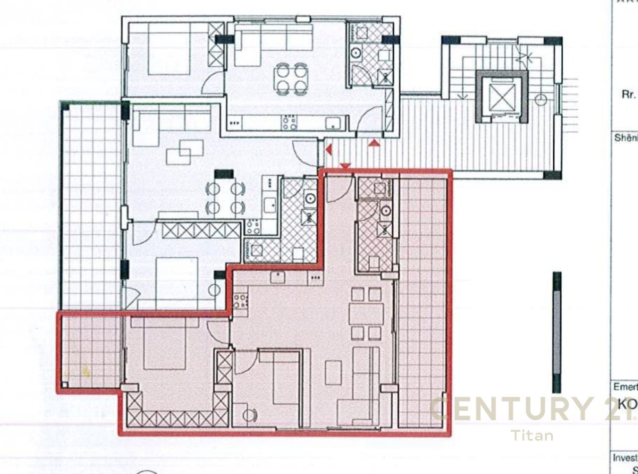 Shitet Apartament 2+1 në Porto Lalzi!