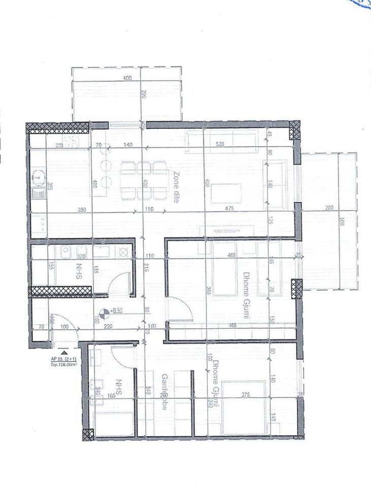 PER SHITJE APARTAMENT 2+1+2 TEK REZIDENCA "PORTA E RE" SAUK !