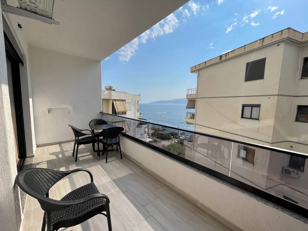 SARANDE, 1+1 APARTMENT FOR SALE WITH SEA VIEW