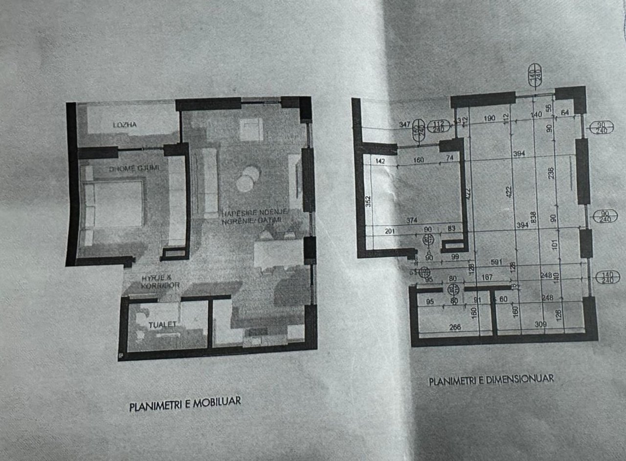 Shitet apartament 1+1 tek kompleksi 5D afer TV Klan