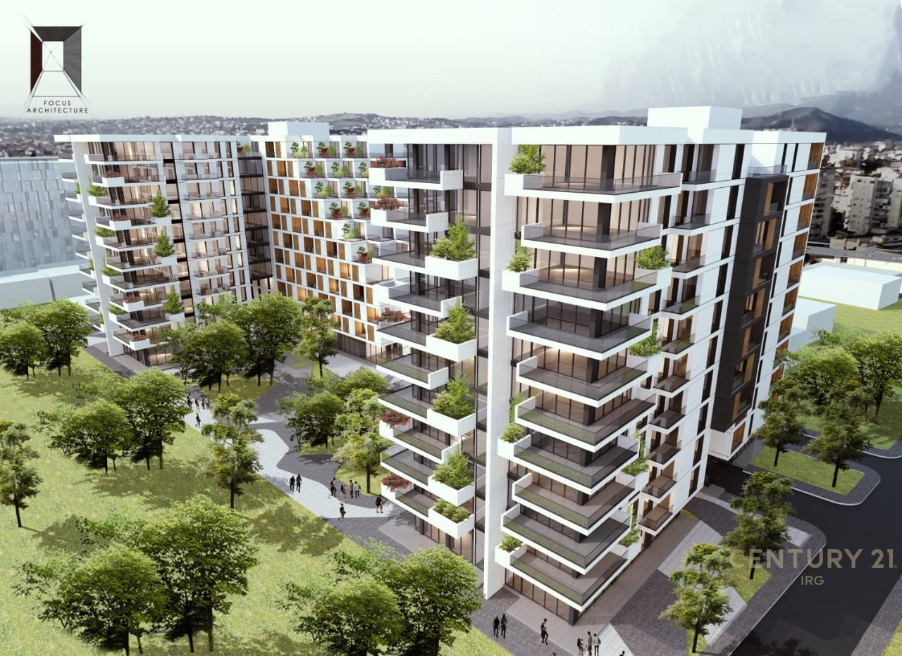 Shitet apartament 1+1, i konvertueshem ne 2+1 tek Poseidon Residence ne Lungomare, Vlore!