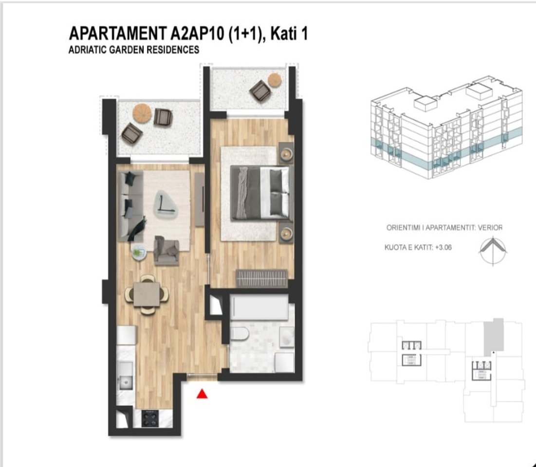 1+1 Apartment for Sale near Hot Pools, Golem!