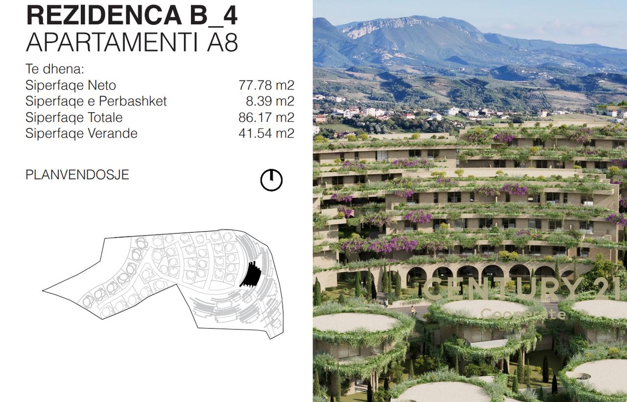 SHESIM APARTAMENT MODERN 2+1+2 NË REZIDENCËN "FARKA HILLS“ , TEK LIQENI FARKËS
