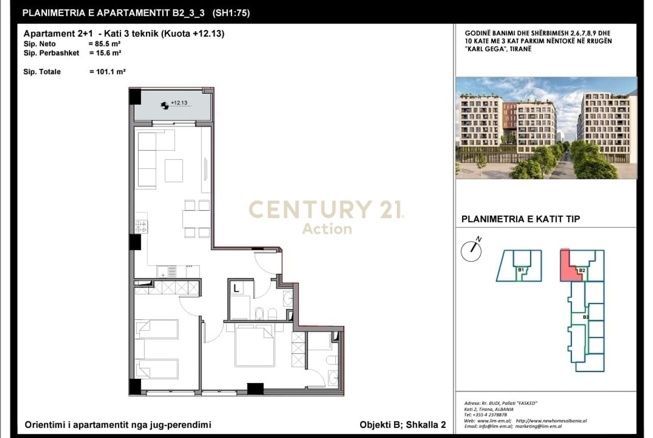 2+1 APARTMENT FOR SALE AT NOVUS COMPLEX, NEW BOULEVARD!