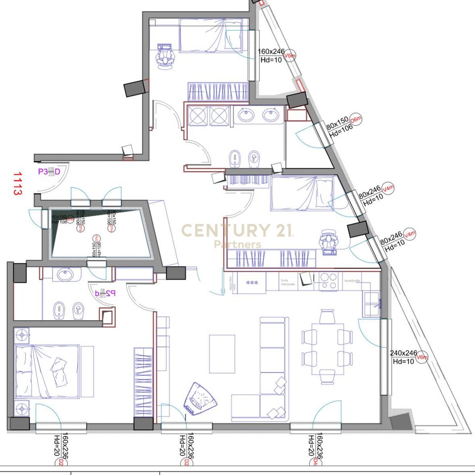 Shitet Apartament 3+1+2 në Kompleksin Magnet, Tiranë!