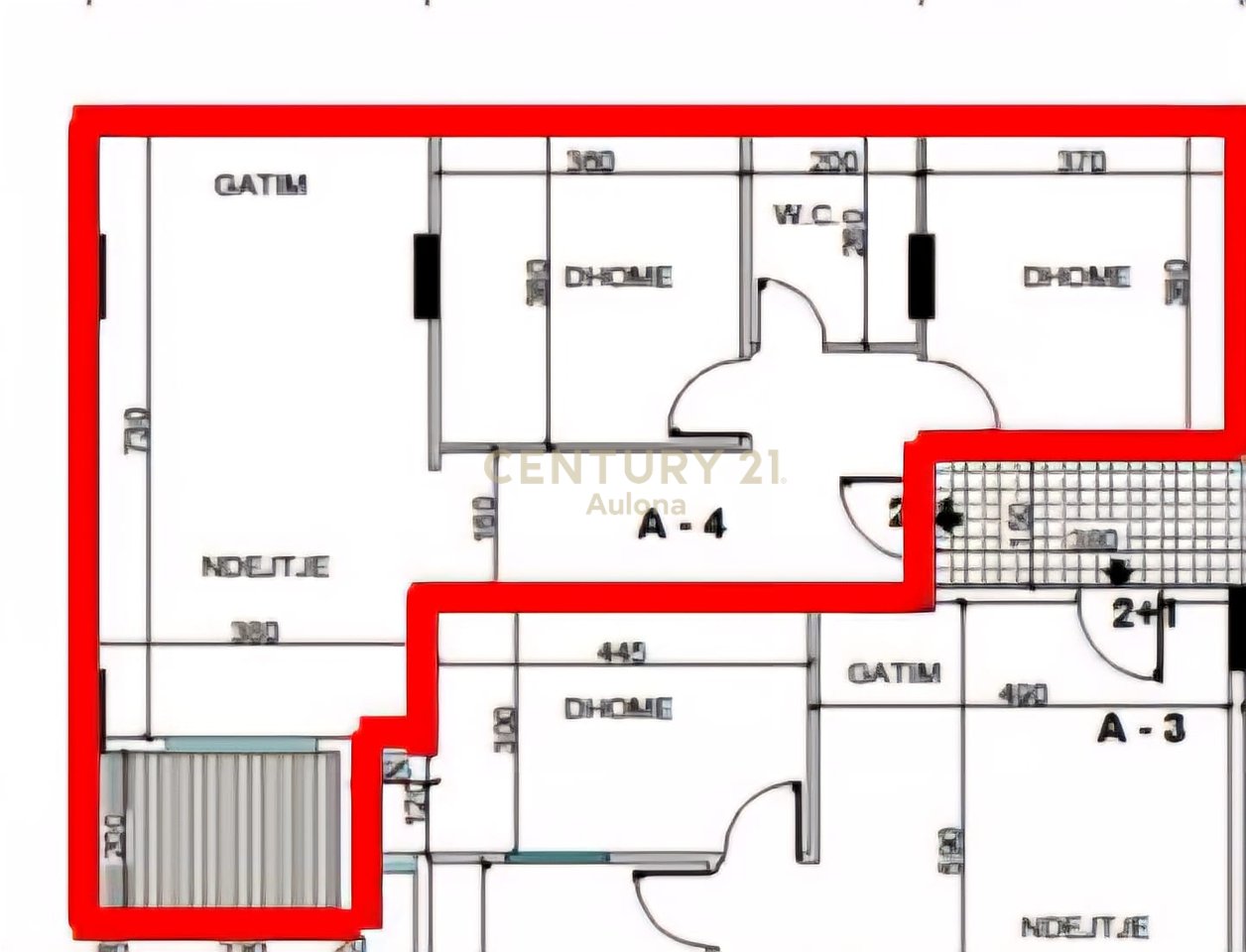 Apartament 2+1 me Qira në Hyrje të Lungomare 1