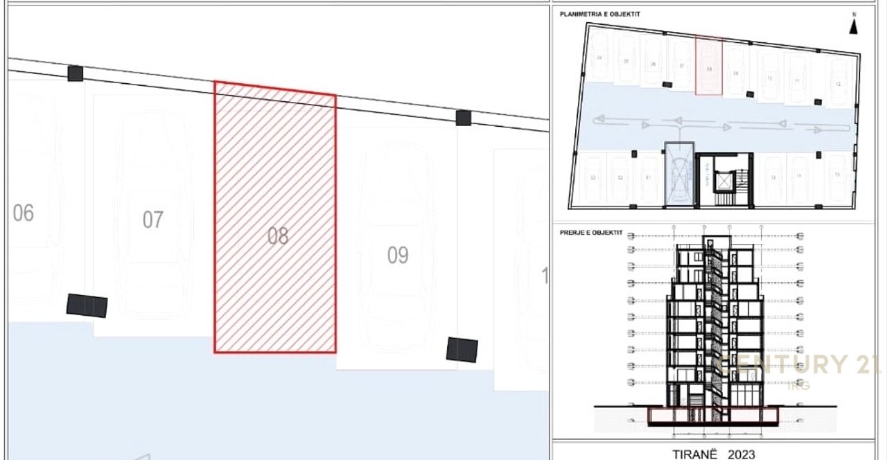 Shitet post parkimi ne Rrugen "Qemal Stafa"