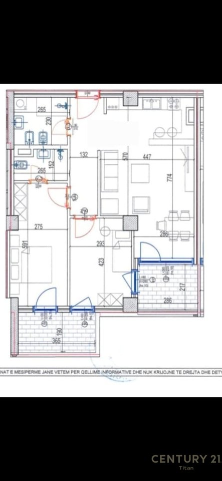 Okazion! Shitet apartament 2+1+2, ne Kompleksin Mara ne Don Bosco, me 1516 e/m2!