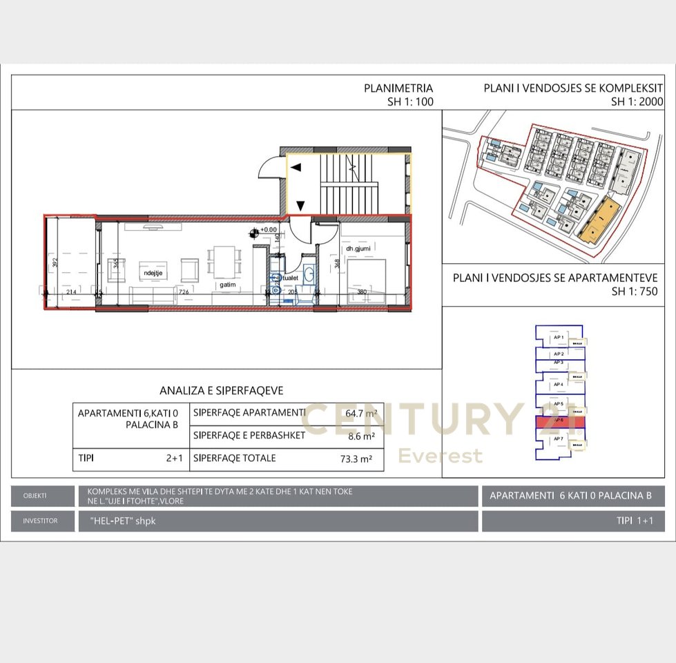 HOT WATER, APARTMENT 1+1 FOR SALE