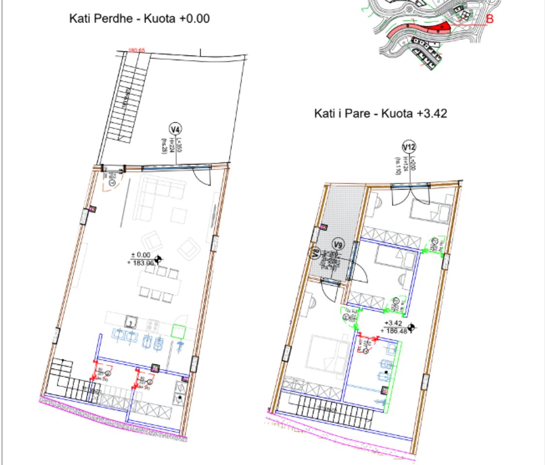 Dubleks 3+2 Për Shitje në Kodra e Diellit Residence, Tiranë - 400,000€ | 230.20 m²