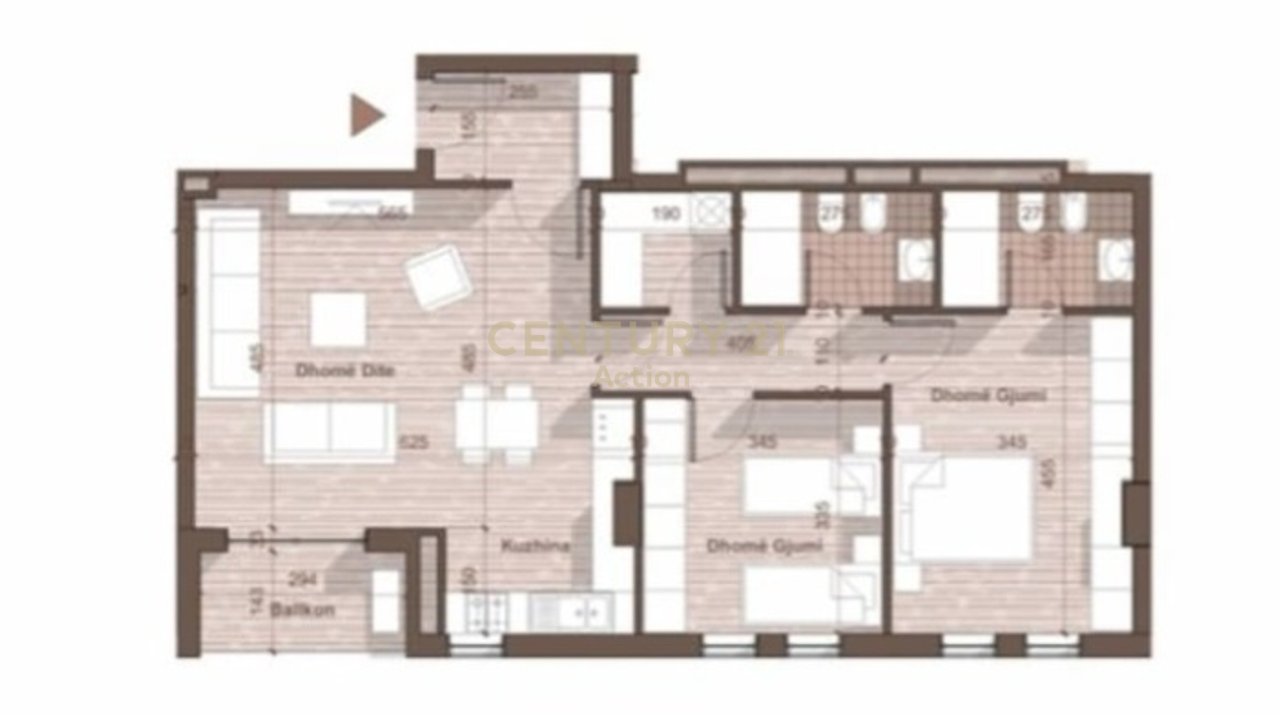 SHESIM APARTAMENT 2+1,UNIVERS CITY-QTU!