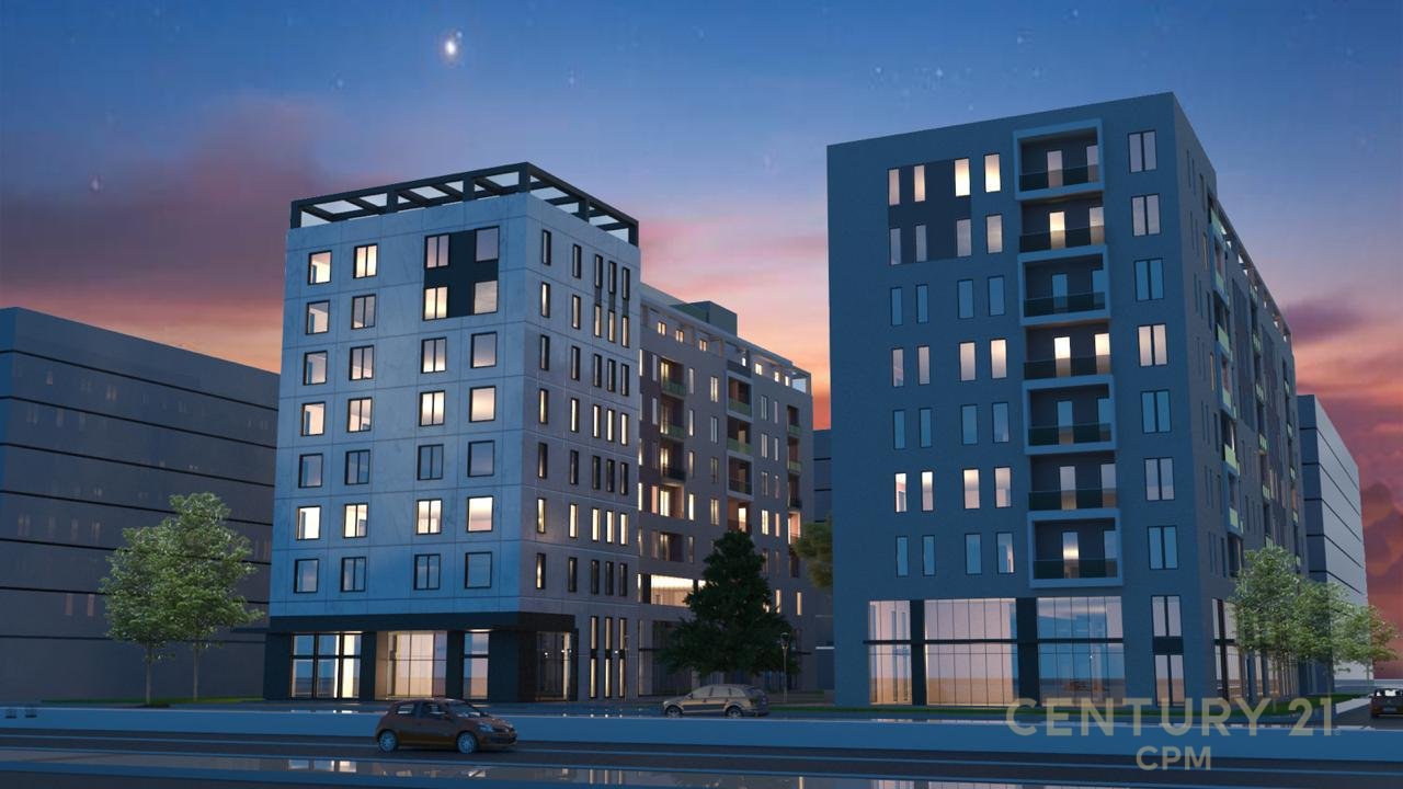 Appartamento 2+1 in vendita nel complesso "Tirana Entry I" vicino a Casa Italia